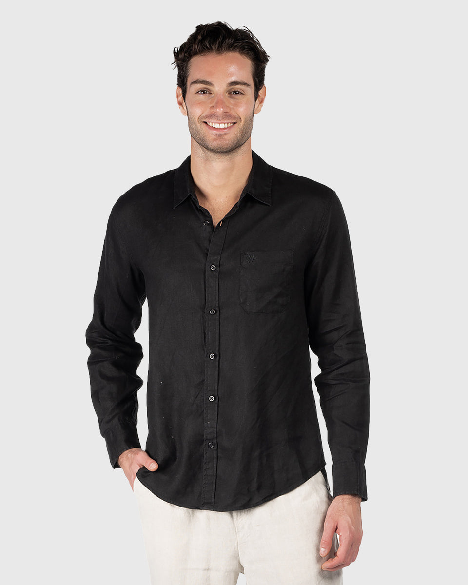 Men's Long Sleeved Linen Shirt, Cotton And Linen Casual Shirt, S-5xl Top,  Brand New Free Shipping