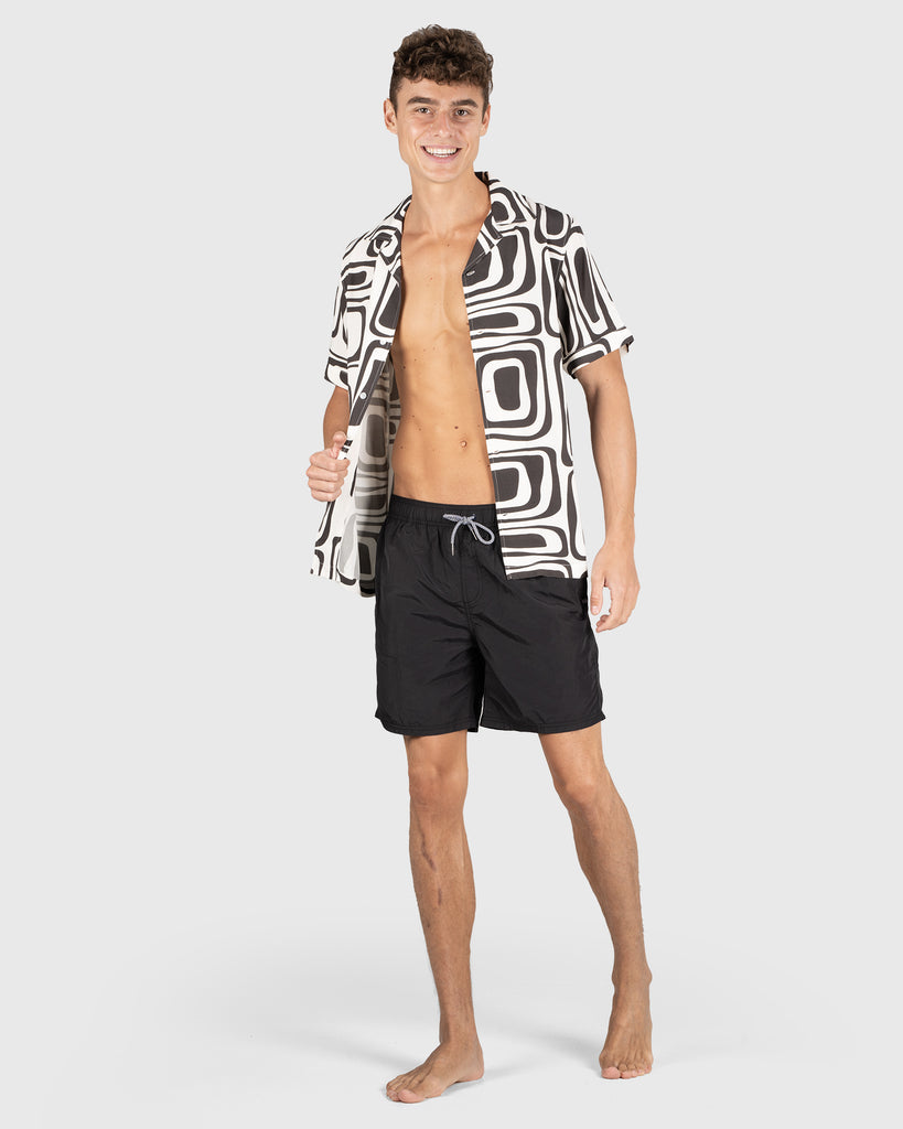 coast clothing black swim shorts