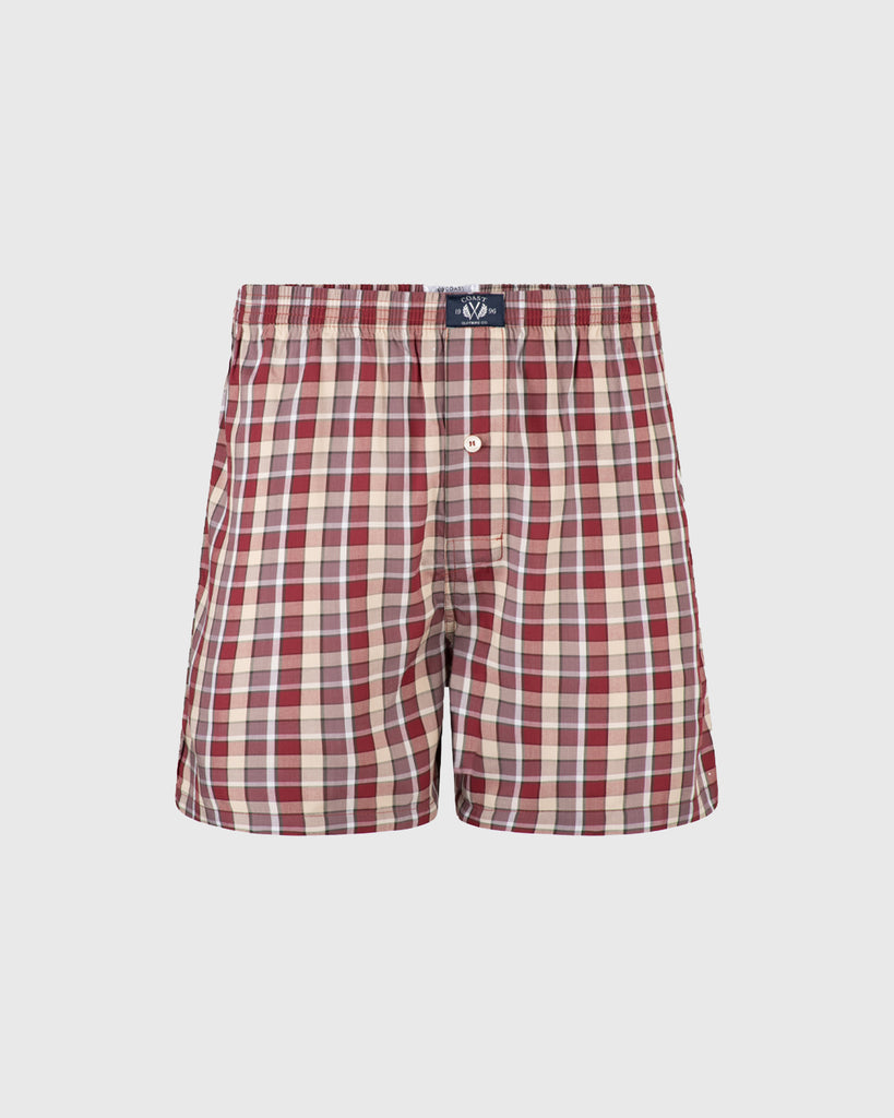 bamboo boxers in red 