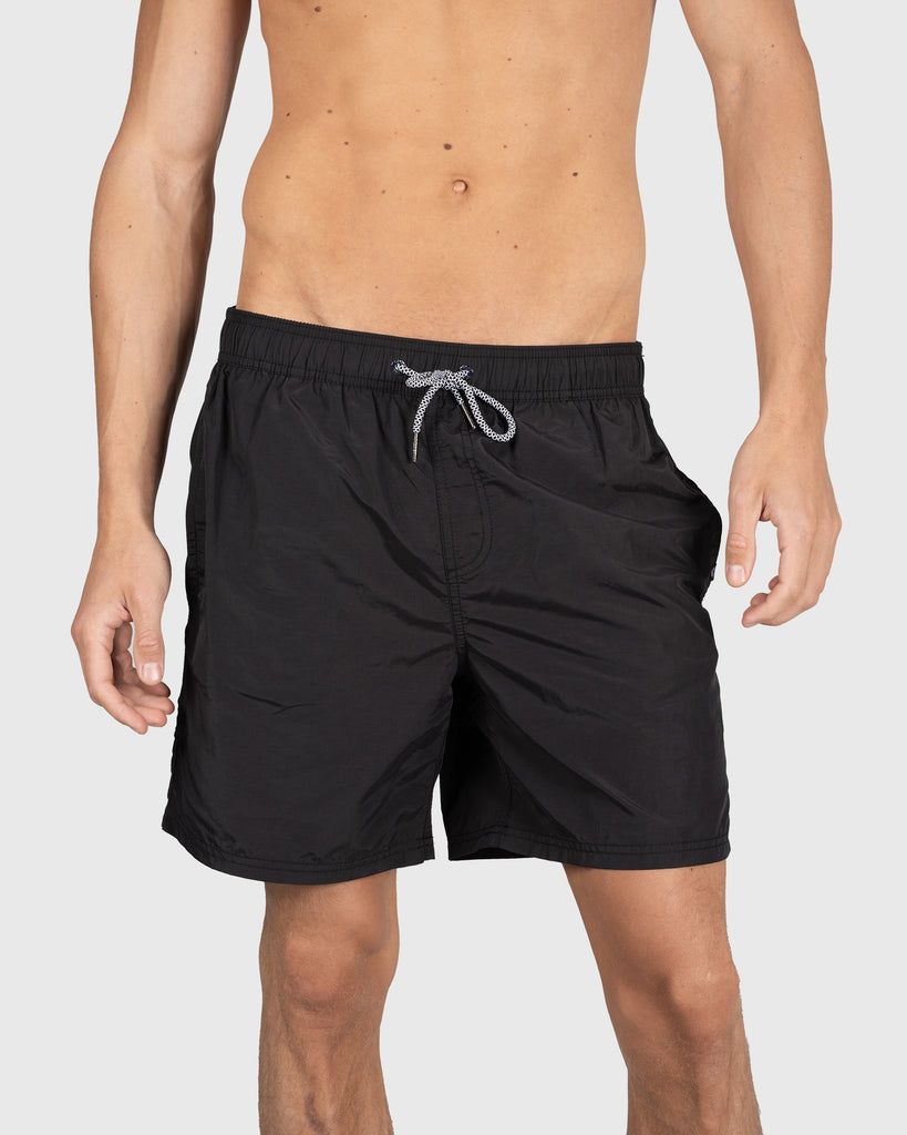 Coast black swim shorts
