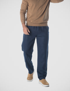 Men's Coast Linen Pants - Navy
