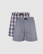 Woven Check Boxers 2Pack