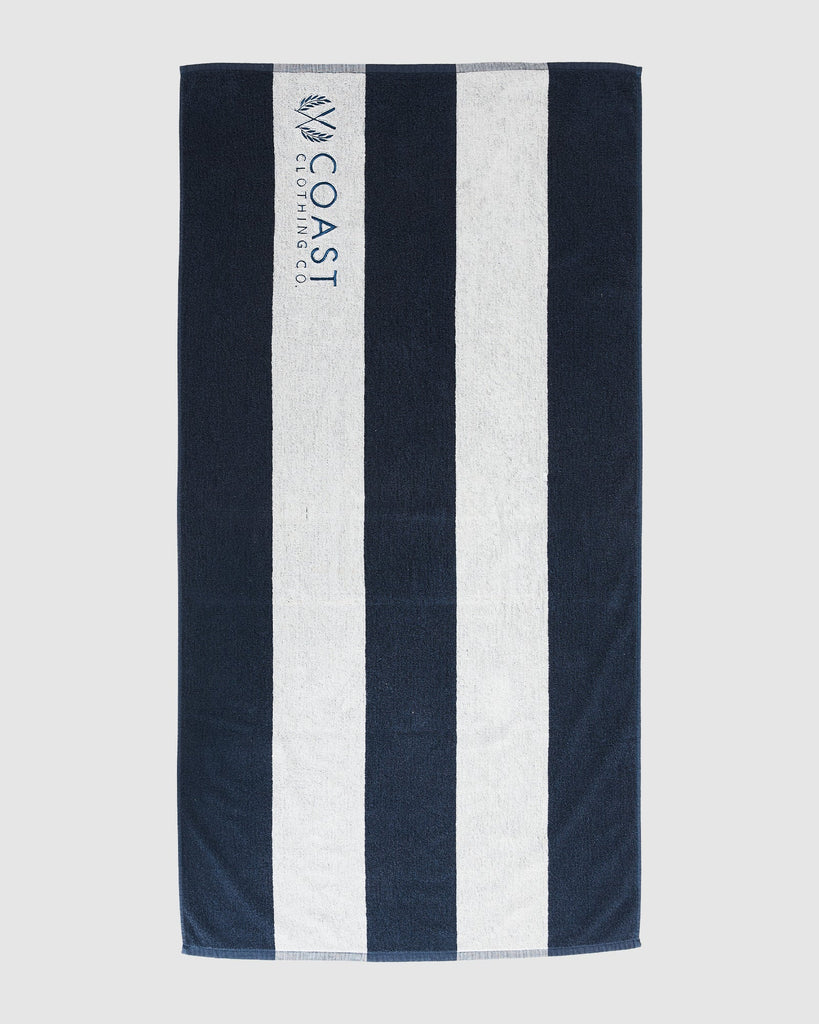 sustainable coast towell in stripes